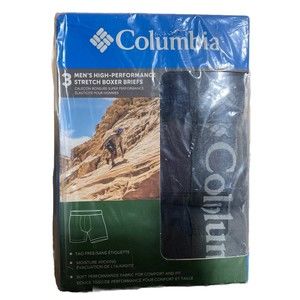 Columbia High Performance Underwear Boxer Briefs 3 Pack Stretch Men’s XL NEW